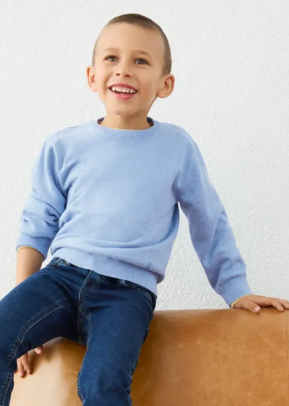 Basic_Cotton_Jumper_W_Round_Blauw_2
