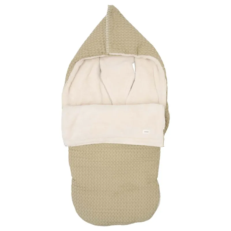 Buggy_voetenzak_wafel_teddy_Oslo_Olive_