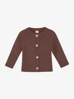 Cardigan_Knitted_Marron_Rood