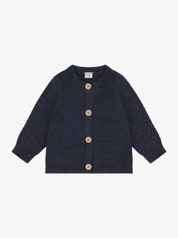 Cardigan_Knitted_Ombre_Blue_Melange_Blauw