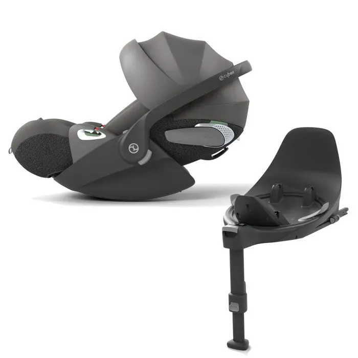 Cloud_T_I_size_Mirage_grey_met_Base_isofix_Zwart