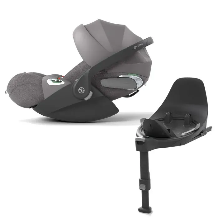 Cloud_T_I_size_Plus_Mirage_grey_met_Base_isofix_Zwart