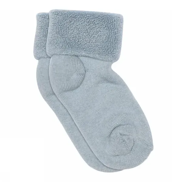 Cotton_Baby_Sock_Dusty_Blue_Blauw
