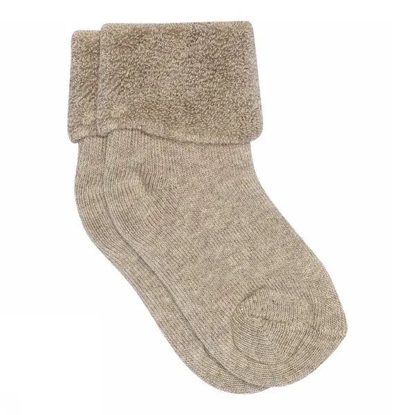 Cotton_Baby_Sock_Light_Brown_Melange_Beige
