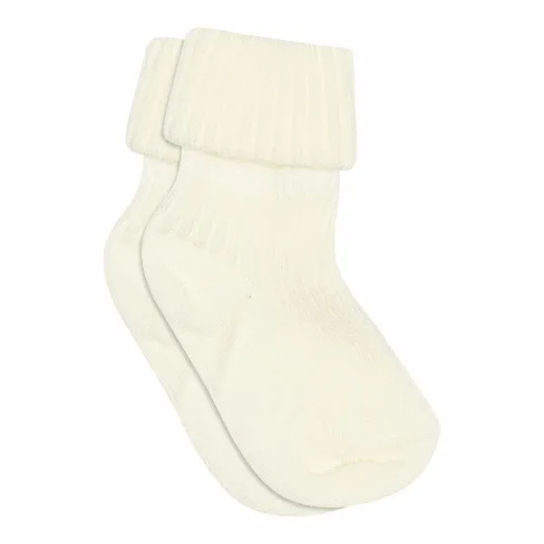 Cotton_Rib_Socks_Snow_White_Creme