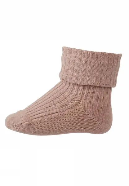Cotton_Rib_Socks_Woodrose_Roze