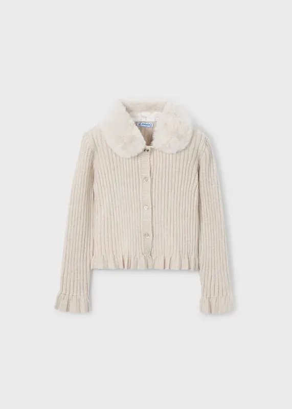Faux_fur_collar_cardigan_Beige_2