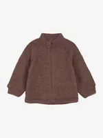 Jacket_w__Zipper_Soft_Wool_Marron_Rood