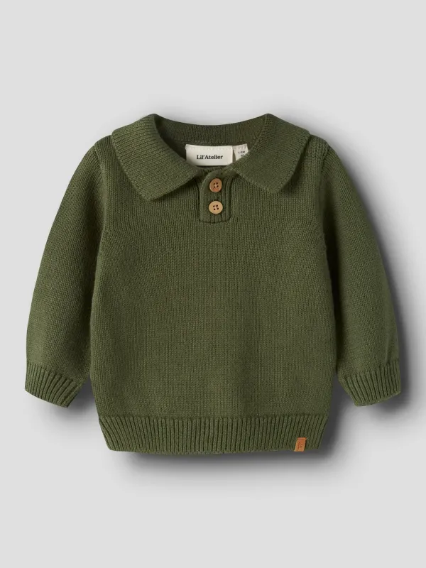 Knit_Polo_Groen