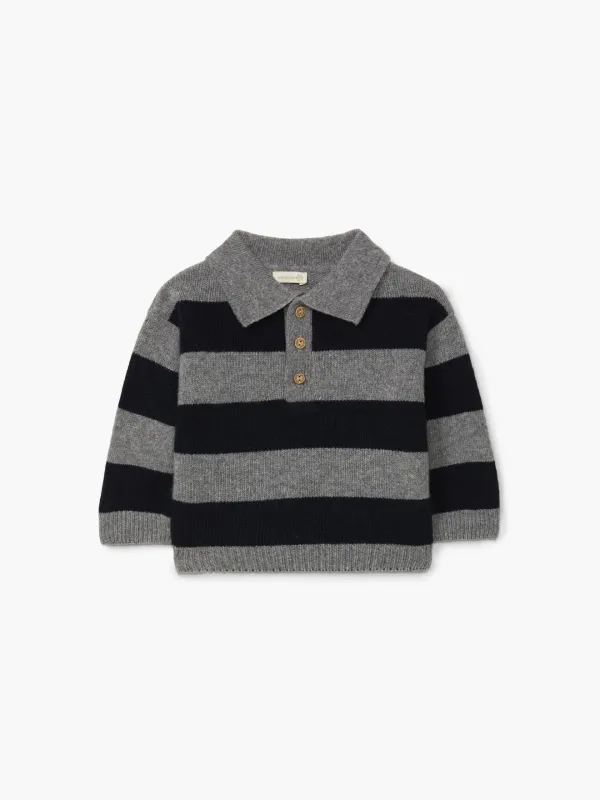 Knitted_Wool_Polo_Sweater_Grijs