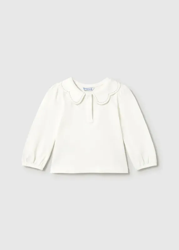 L_s_Polo_W_Wave_Collar_Creme