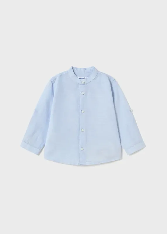 L_s_linen_mao_shirt_Blauw_3