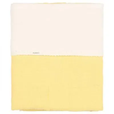 Ledikantdeken_cotton_fleece_Faro_Honey_