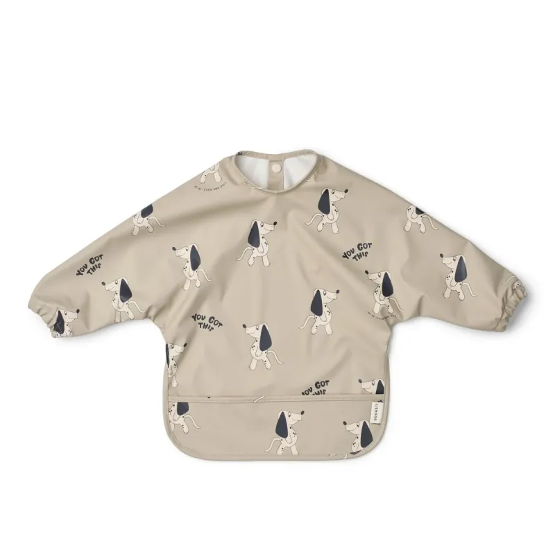 Merle_Printed_Cape_Bib_Dakota_Dog_Mist_Beige