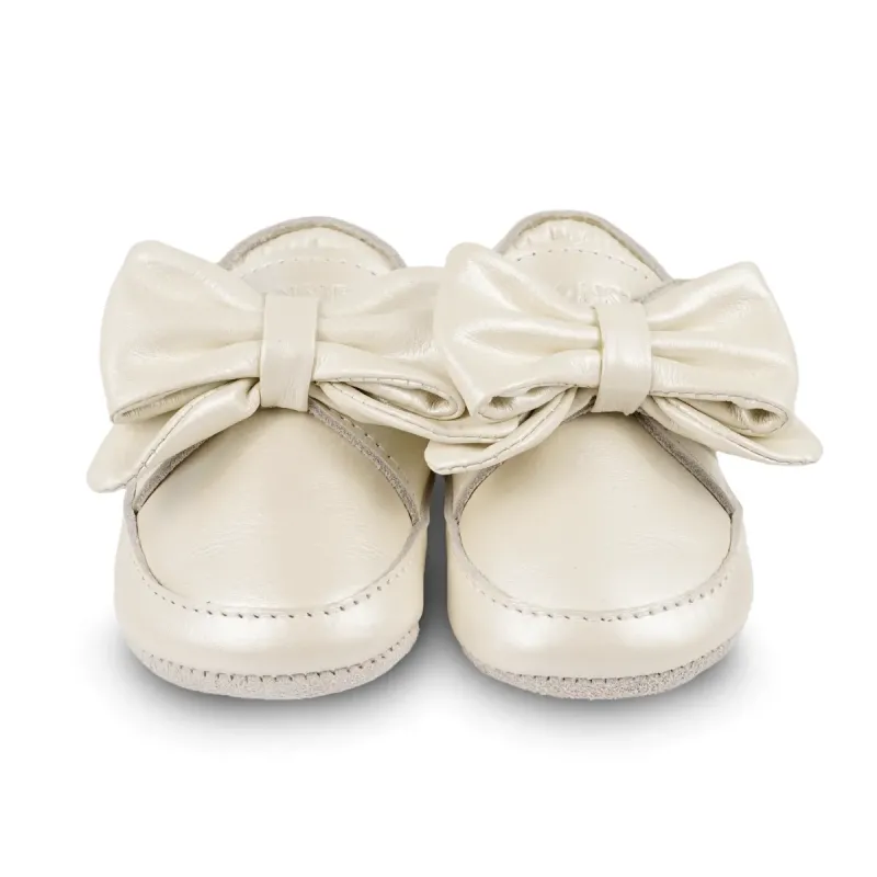 Mileau_Sneakers___Off_White_Metallic_Leather_Creme