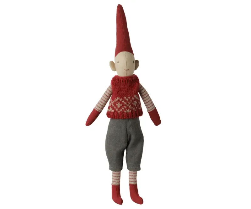 Pixy__Size_1___Boy___Red_knitted_vest_