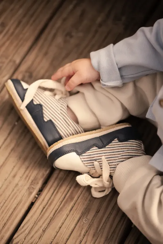 Pluksel_Sneakers___Striped_Groen