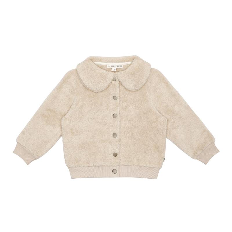 Plush_Collar_Cardigan_Beige