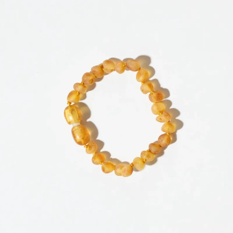 Raw_Honey___Kids_Bracelet_14cm_Geel