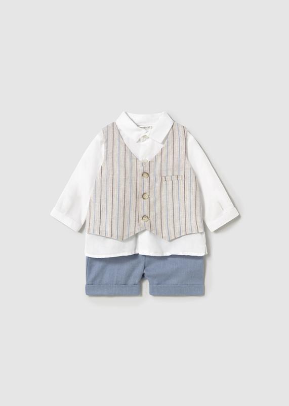 Shorts_W__Vest_Set_Ecru