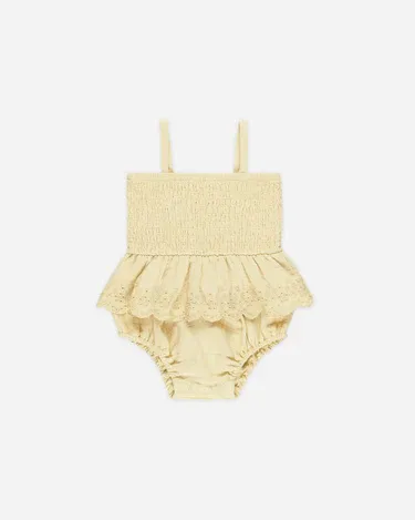 Smocked_Skirted_Romper_Geel