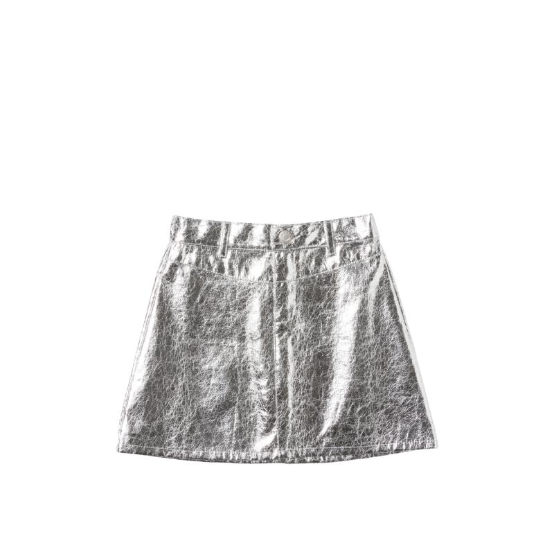 Space___Mini_Skirt_Zilver