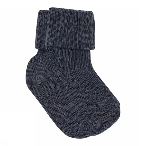Wool_Rib_Baby_Socks_Navy_Blauw