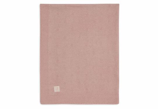 _Deken_Ledikant_100x150cm_Cosy_Knit_Wild_Rose_