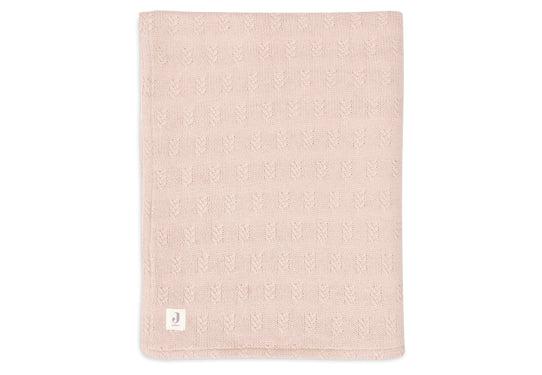 _Deken_Ledikant_100x150cm_Grain_Knit_Rose_Velvet_