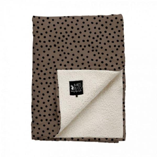 baby_soft_teddy_blanket_bold_dots_dark_brown