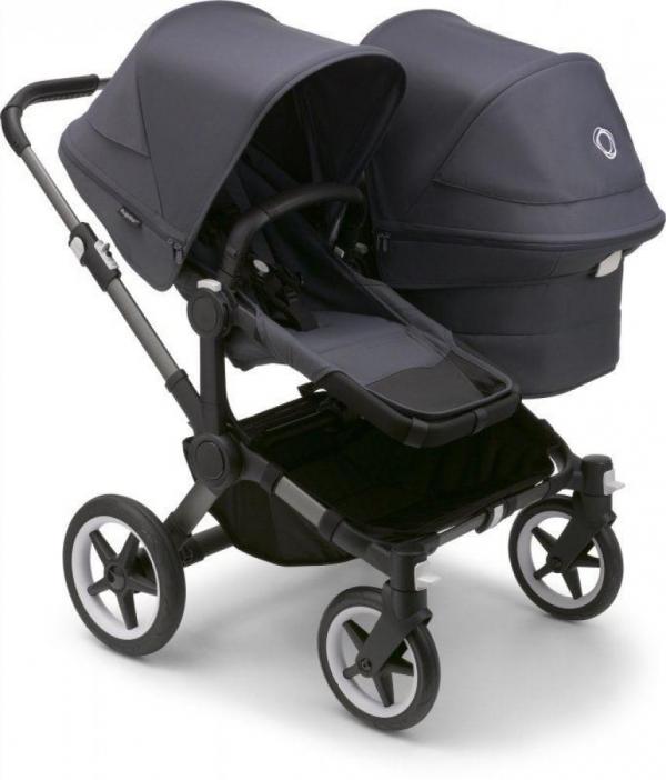 bugaboo Donkey 5 Duo complete Graphite/Storm Blue-Storm Blue