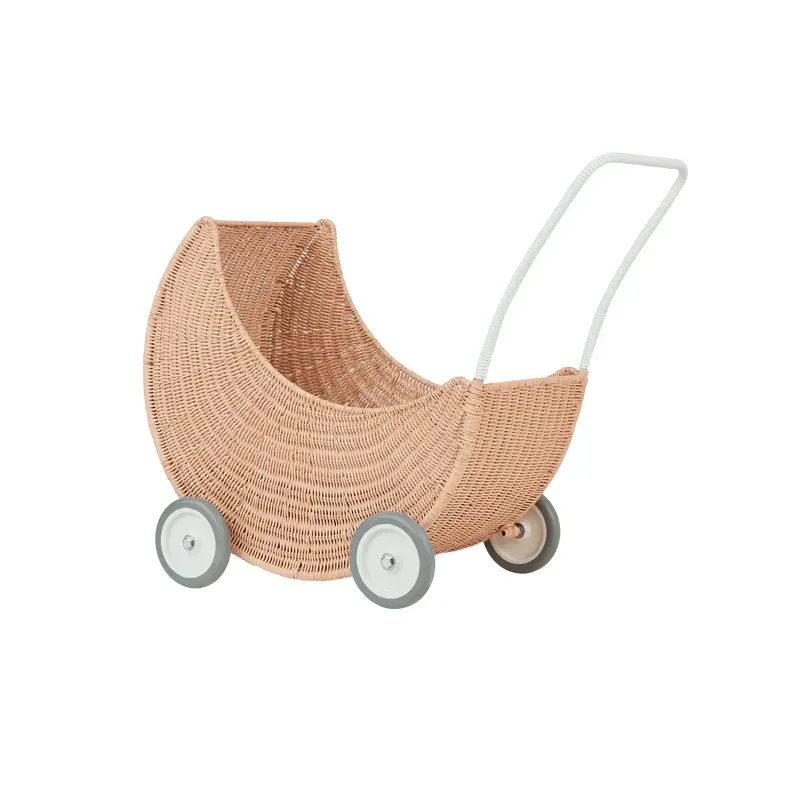 Rattan Strolley - Seashell Pink