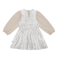 Balloon_Sequins_Dress_Beige_1