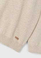 Basic_cotton_sweater_w_round_Beige_1