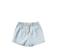 Chambray___Relaxed_Shorts_Blauw