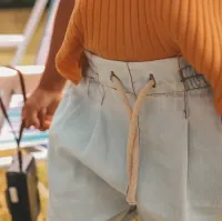 Chambray___Relaxed_Shorts_Blauw_2