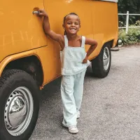 Chambray___Ruffle_Pants_Blauw_1