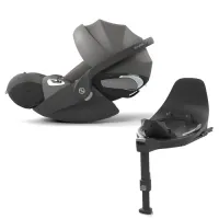 Cloud_T_I_size_Mirage_grey_met_Base_isofix_Zwart