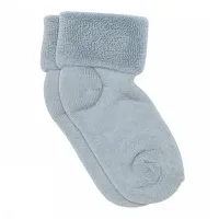 Cotton_Baby_Sock_Dusty_Blue_Blauw