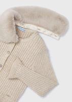 Faux_fur_collar_cardigan_Beige_1