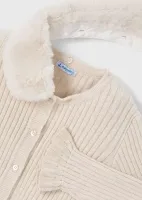 Faux_fur_collar_cardigan_Beige_4