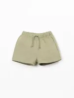 Fleece_Shorts_Groen