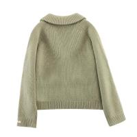 Kicher_Merino_Wool_Cardigan___Desert_Green_Groen_1