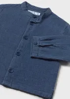 L_s_crinckled_cotton_shirt_Blauw_2