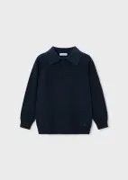 L_s_knit_polo_Blauw_2