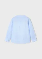 L_s_mao_collar_linen_shirt_Blauw_1