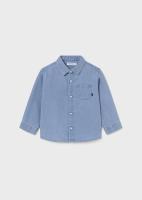 L_s_soft_denim_shirt_Blauw