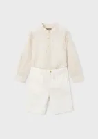 Linen_suiting_bermuda_set_Groen_1