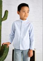 Ls_s_Mao_Collar_Shirt_Blauw_3