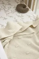 Meyco_ledikantdeken_Knots_100x150_soft_sand__2